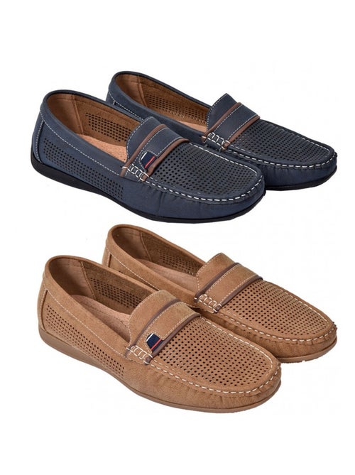 Mocasines Hombre Forro Cuero Premium - Kiabi Mocasines Hombre Forro Cuero Premium - Kiabi