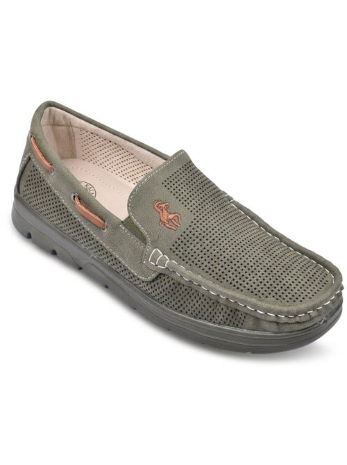 Mocasines Hombre Microperforados Confort Verano Suela Crantada OZABI - Kiabi Mocasines Hombre Microperforados Confort Verano Suela Crantada OZABI - Kiabi