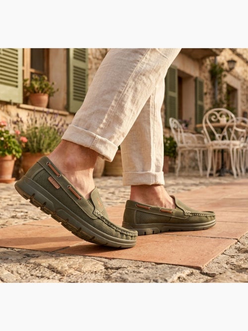 Mocasines Hombre Microperforados Confort Verano Suela Crantada OZABI - Kiabi Mocasines Hombre Microperforados Confort Verano Suela Crantada OZABI - Kiabi