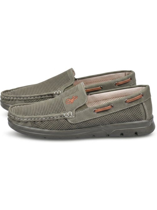 Mocasines Hombre Microperforados Confort Verano Suela Crantada OZABI - Kiabi Mocasines Hombre Microperforados Confort Verano Suela Crantada OZABI - Kiabi