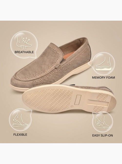 Mocasines Hombre Microperfores Premium Slip On Confort OZABI - Kiabi Mocasines Hombre Microperfores Premium Slip On Confort OZABI - Kiabi