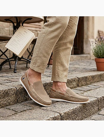 Mocasines hombre transpirables perforados confort verano OZABI