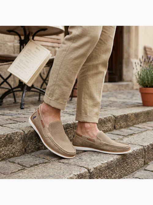 Mocasines hombre transpirables perforados confort verano OZABI - Kiabi