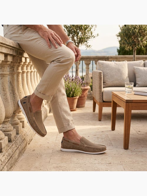 Mocasines hombre transpirables perforados confort verano OZABI - Kiabi