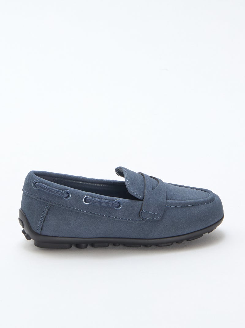 Mocasines lisos Azul - Kiabi