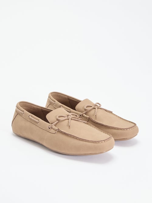 Mocasines lisos de antelina - Kiabi Mocasines lisos de antelina - Kiabi