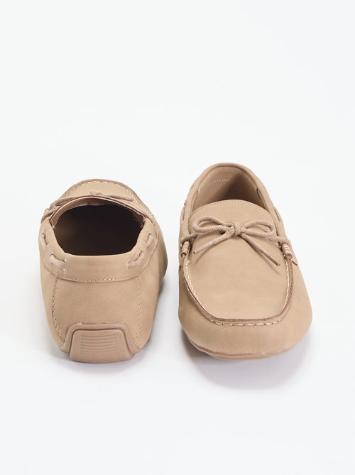 Mocasines lisos de antelina - Kiabi Mocasines lisos de antelina - Kiabi