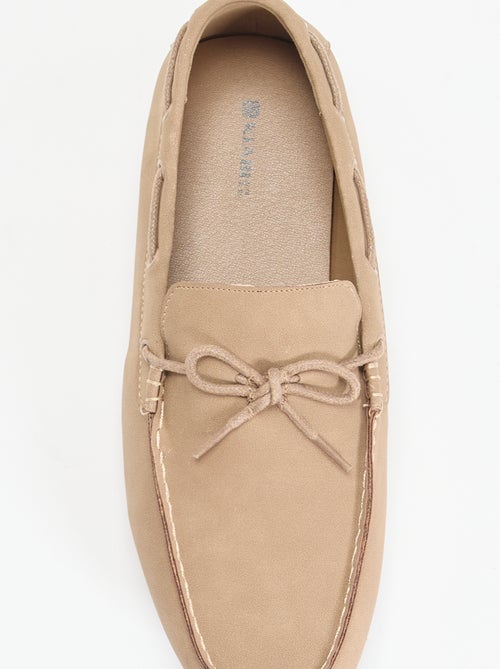 Mocasines lisos de antelina - Kiabi Mocasines lisos de antelina - Kiabi