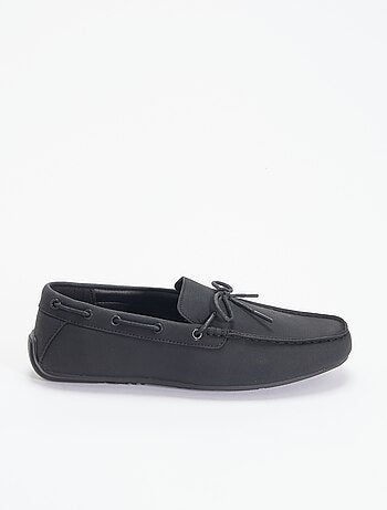 Mocasines lisos de antelina