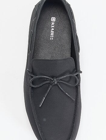 Mocasines lisos de antelina