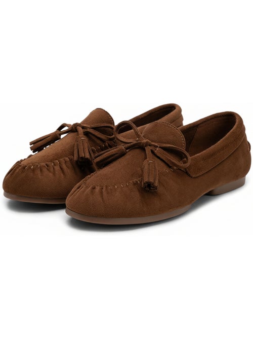 Mocasines mujer bobo chic nudo borlas ante sintético ozabi - Kiabi Mocasines mujer bobo chic nudo borlas ante sintético ozabi - Kiabi
