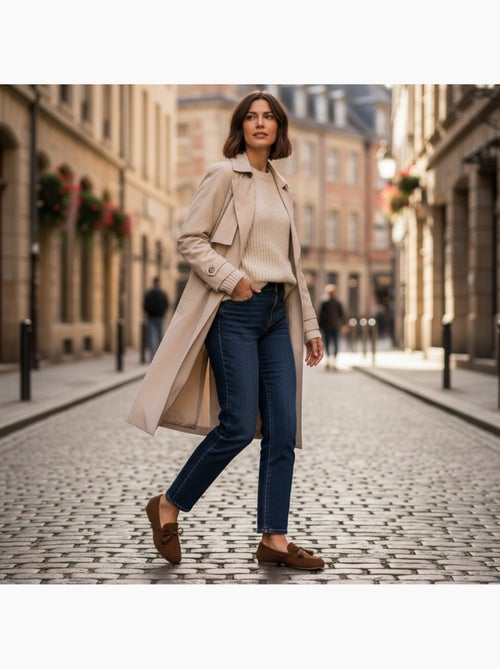 Mocasines mujer bobo chic nudo borlas ante sintético ozabi - Kiabi Mocasines mujer bobo chic nudo borlas ante sintético ozabi - Kiabi