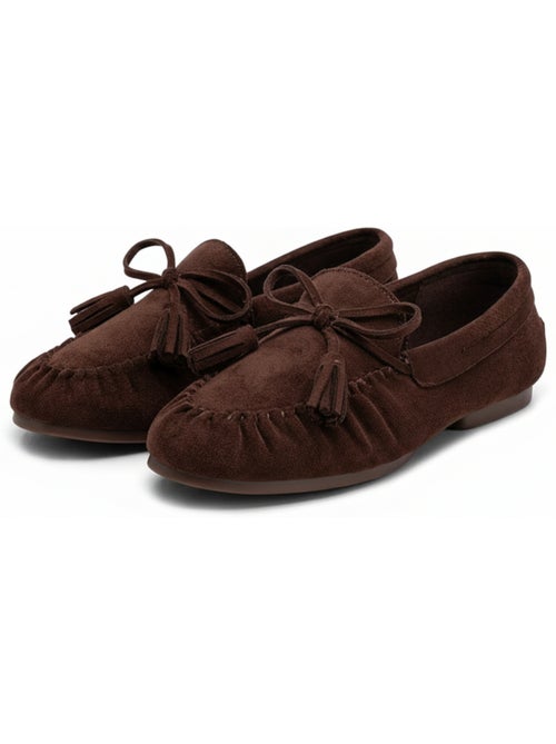 Mocasines mujer bobo chic nudo borlas ante sintético ozabi - Kiabi Mocasines mujer bobo chic nudo borlas ante sintético ozabi - Kiabi