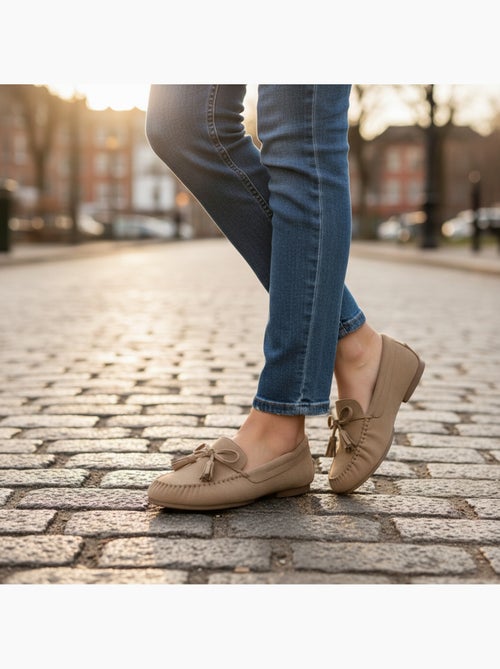 Mocasines mujer bobo chic nudo borlas ante sintético ozabi - Kiabi Mocasines mujer bobo chic nudo borlas ante sintético ozabi - Kiabi