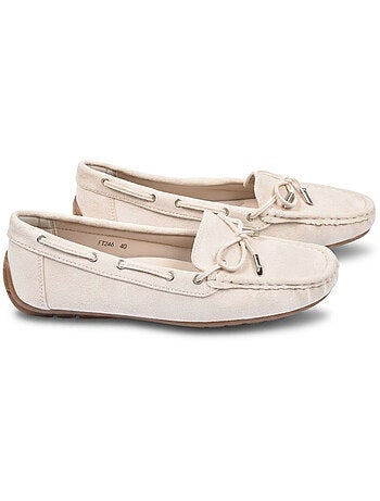 Mocasines Mujer Cordones Ante Bobo Chic 3 Colores OZABI