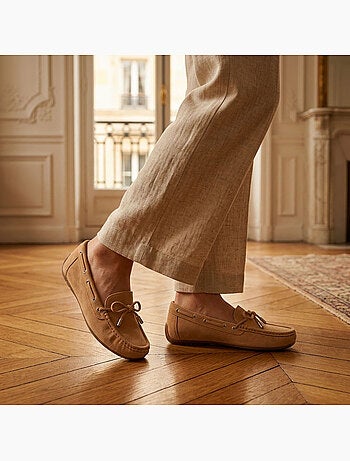 Mocasines Mujer Cordones Ante Bobo Chic 3 Colores OZABI
