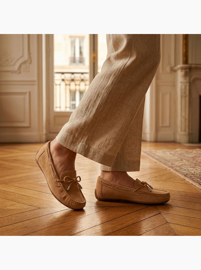 Mocasines Mujer Cordones Ante Bobo Chic 3 Colores OZABI Camel - Kiabi