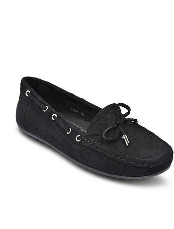 Mocasines Mujer Cordones Ante Bobo Chic 3 Colores OZABI