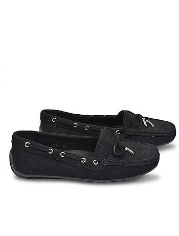 Mocasines Mujer Cordones Ante Bobo Chic 3 Colores OZABI
