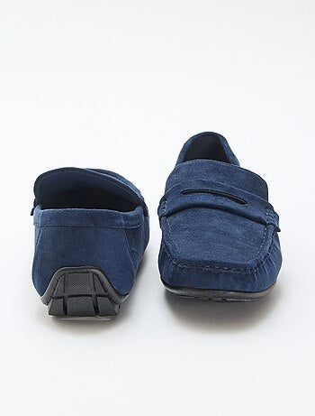 Mocasines náuticos con efecto ante