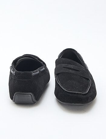 Mocasines náuticos de ante sintético liso