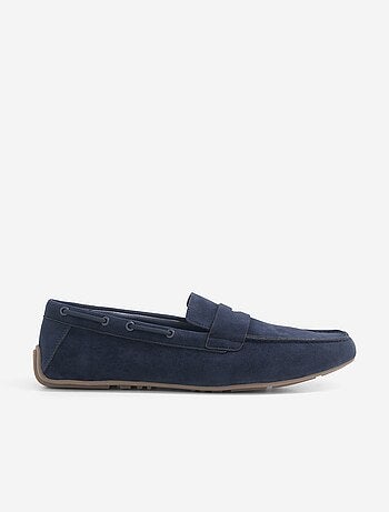 Mocasines náuticos de antelina