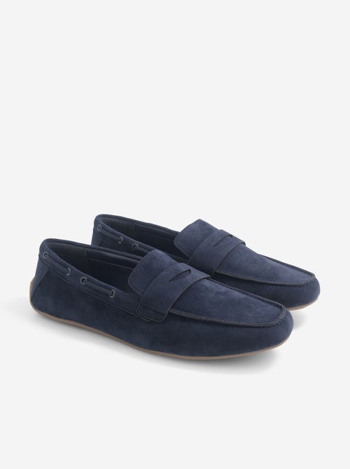 Mocasines náuticos de antelina - Kiabi