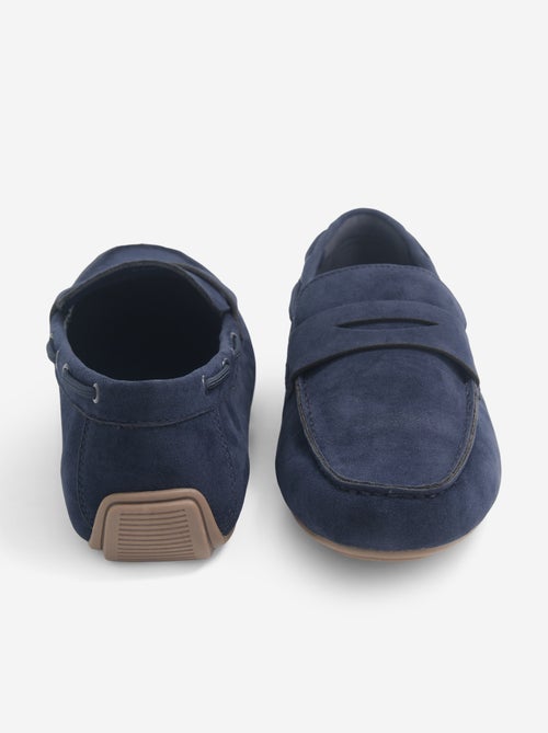 Mocasines náuticos de antelina - Kiabi