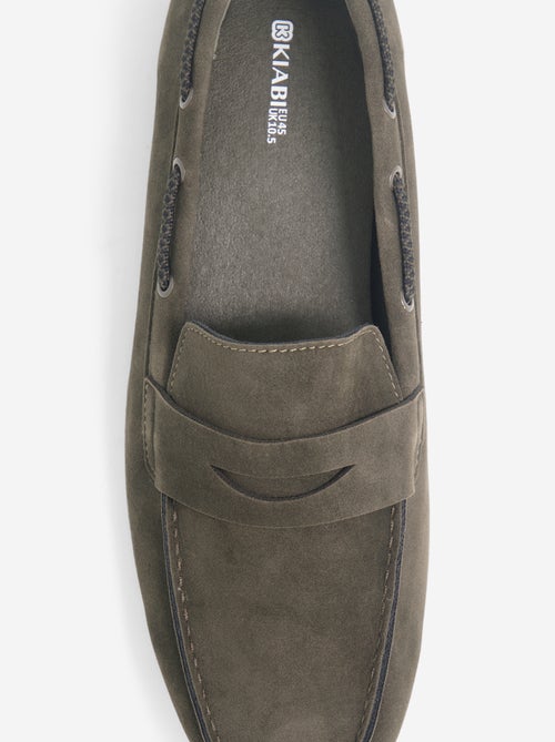 Mocasines náuticos de antelina - Kiabi