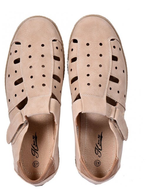 Mocasines para Hombre Forro CUERO PREMIUM VELCRO - Kiabi