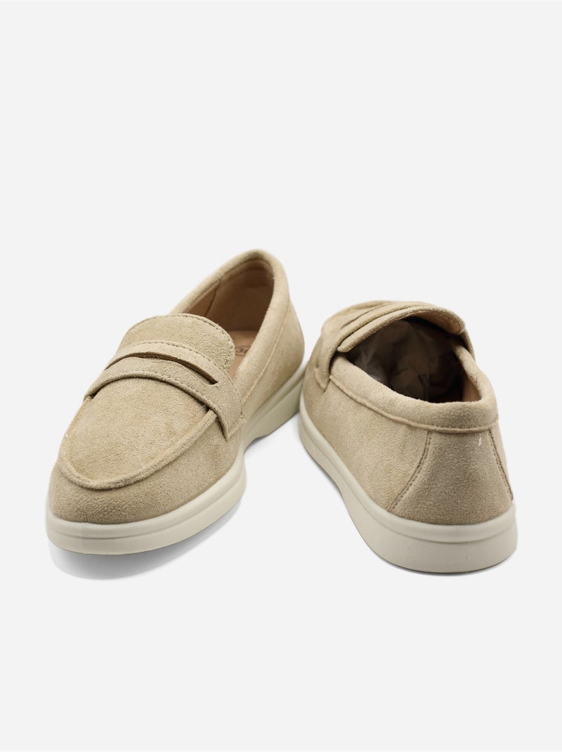Mocasines para ponerse - C M Beige - Kiabi