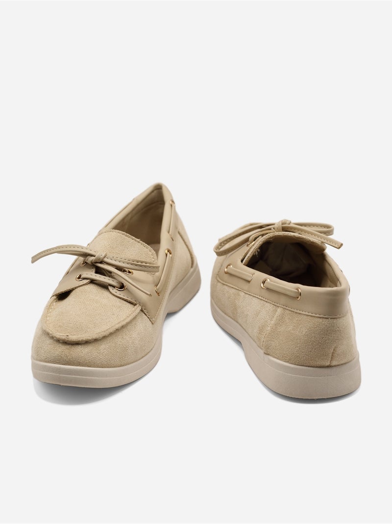 Mocasines para ponerse - C M Crema - Kiabi