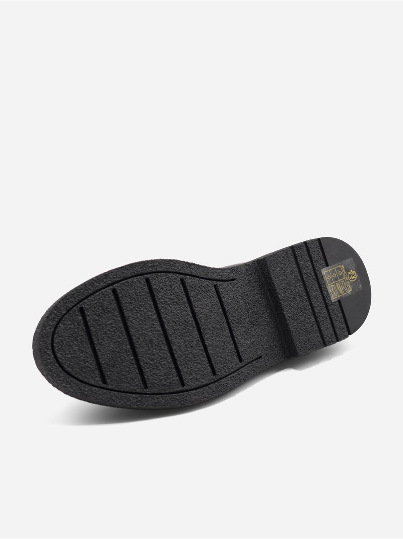 Mocasines para ponerse - C M Marrón oscuro - Kiabi