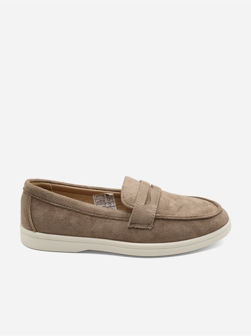 Mocasines para ponerse - C M Taupe - Kiabi
