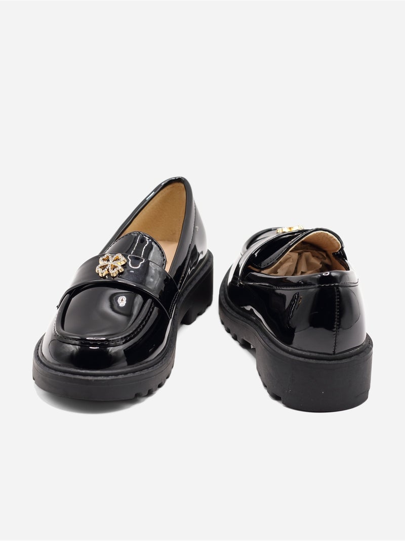 Mocasines para ponerse - Doremi Negro - Kiabi
