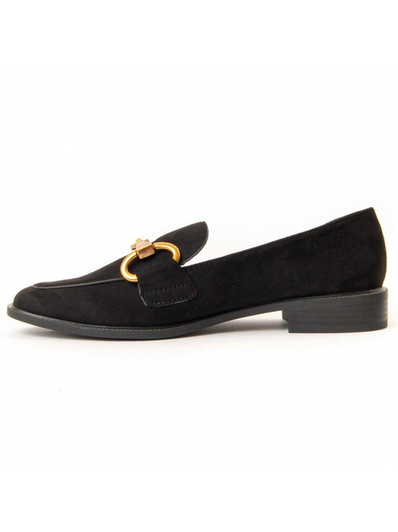 Mocasines Plano Sintetico Montevita Negro - Kiabi