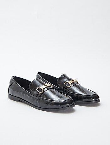 Mocasines planos de charol