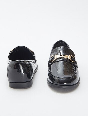 Mocasines planos de charol
