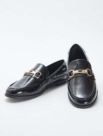 Mocasines planos de charol