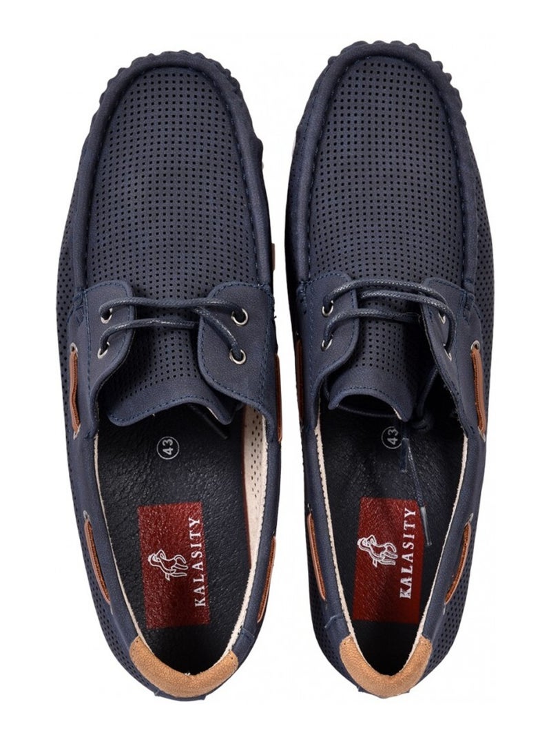 Mocasines PREMIUM para hombre Azul marino - Kiabi