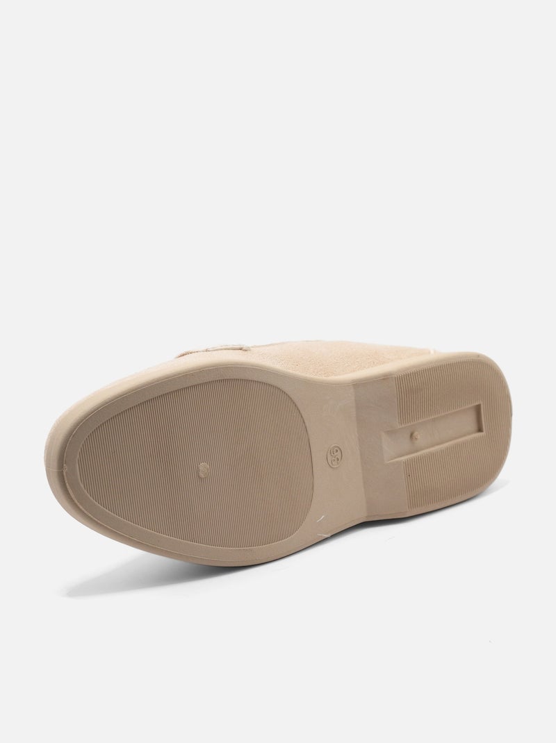 Mocasines sin cordones Beige - Kiabi