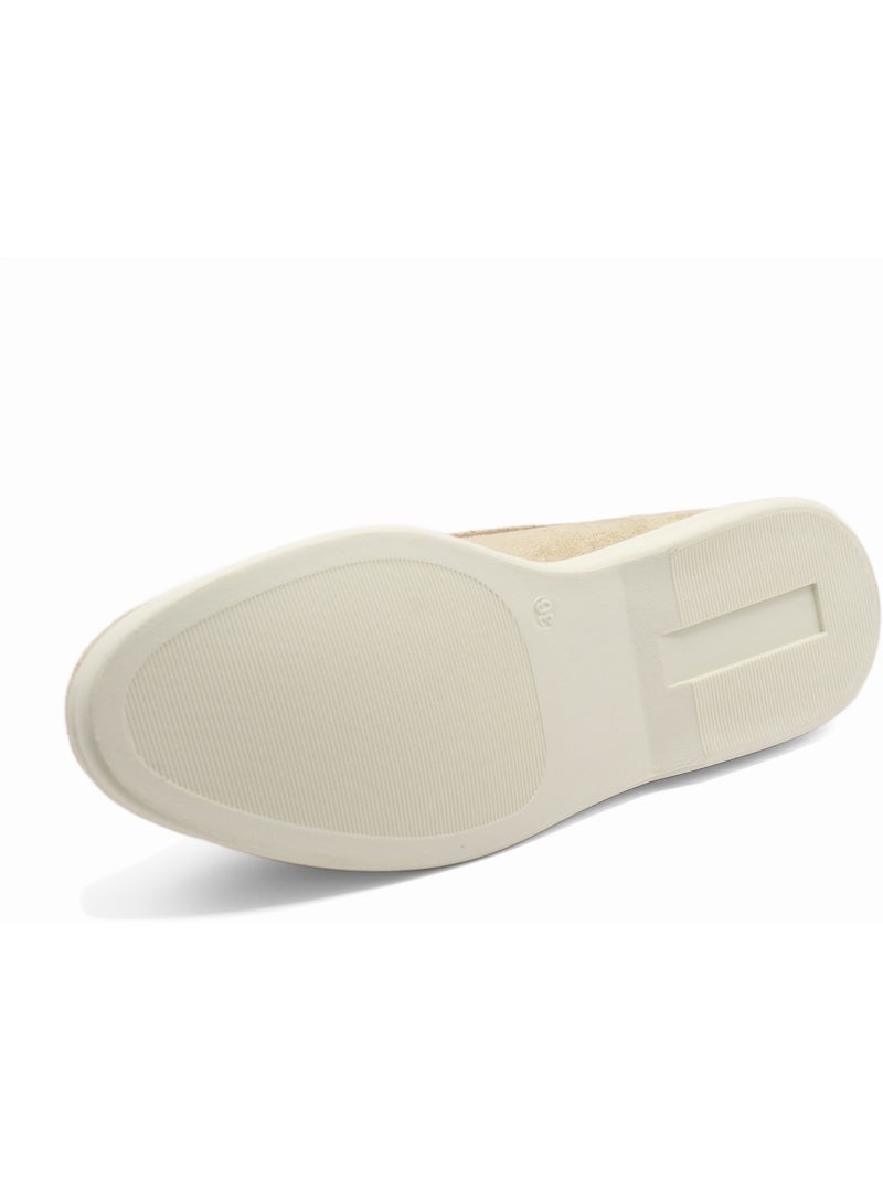 Mocasines sin cordones Beige - Kiabi