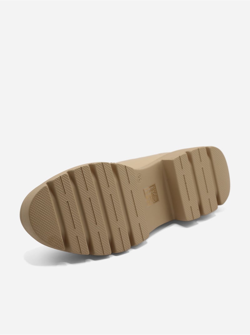 Mocasines sin cordones Beige - Kiabi
