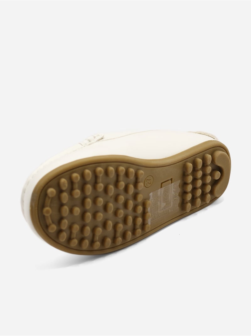 Mocasines sin cordones Blanco - Kiabi