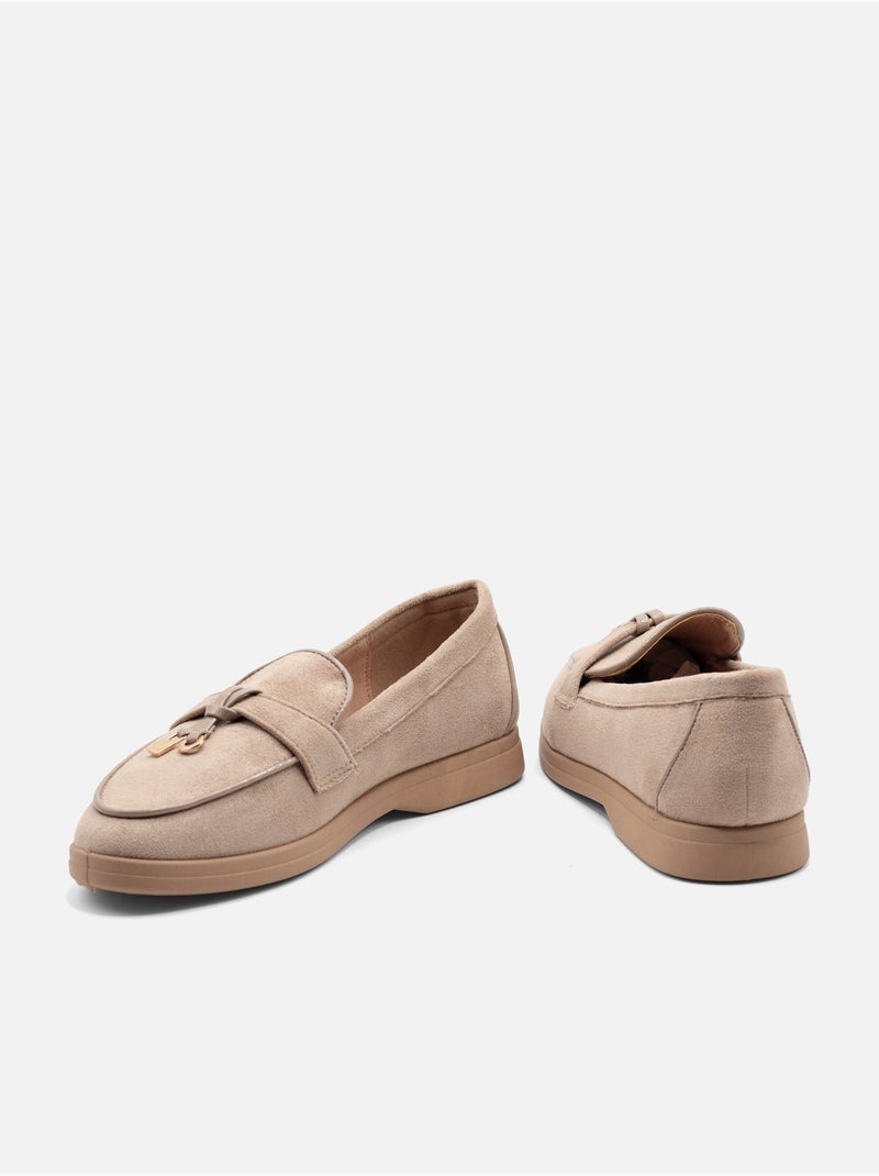 Mocasines sin cordones Caqui - Kiabi
