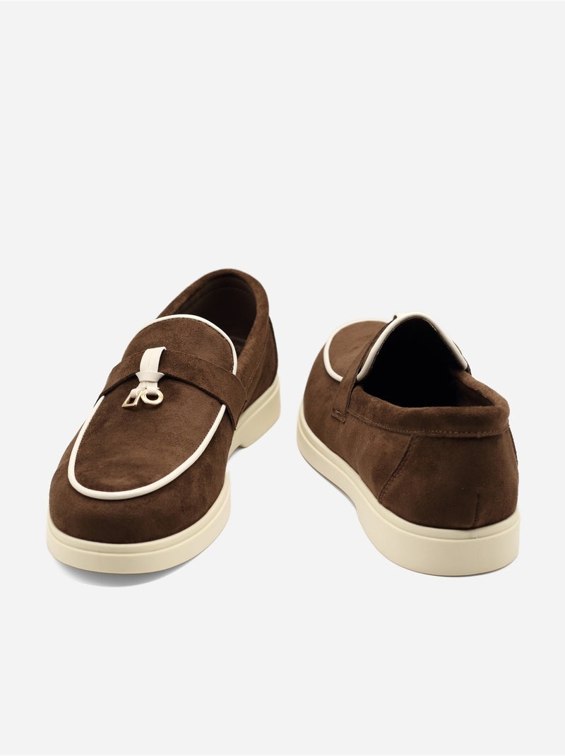 Mocasines sin cordones Marrón - Kiabi