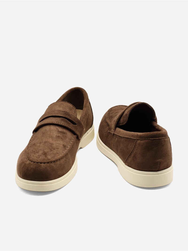 Mocasines sin cordones Marrón - Kiabi