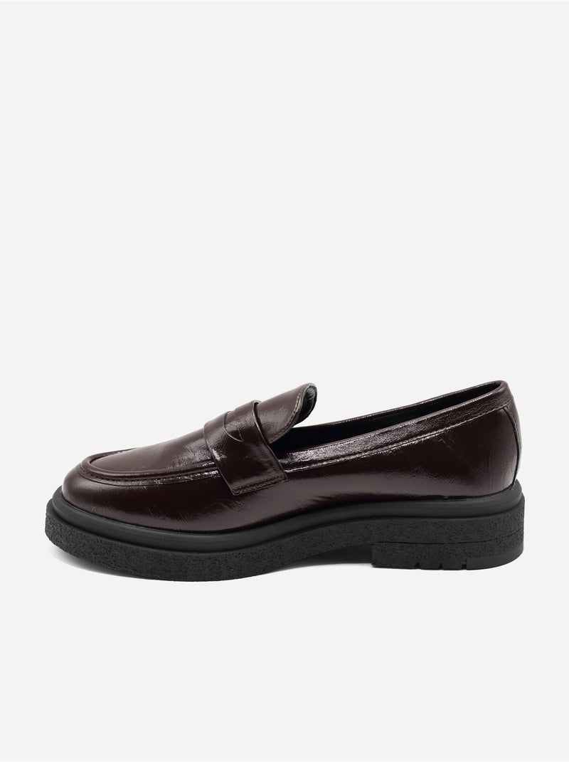 Mocasines sin cordones Marrón oscuro - Kiabi