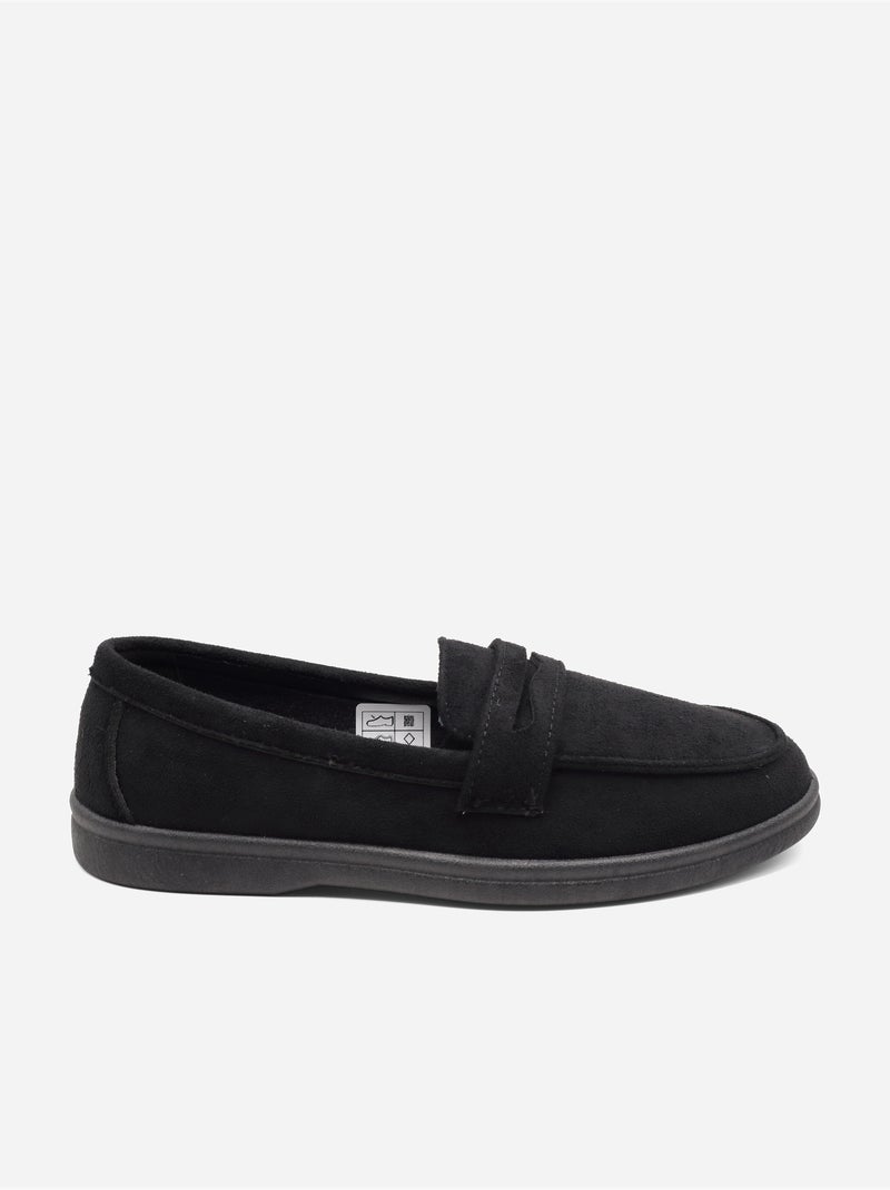Mocasines sin cordones Negro - Kiabi