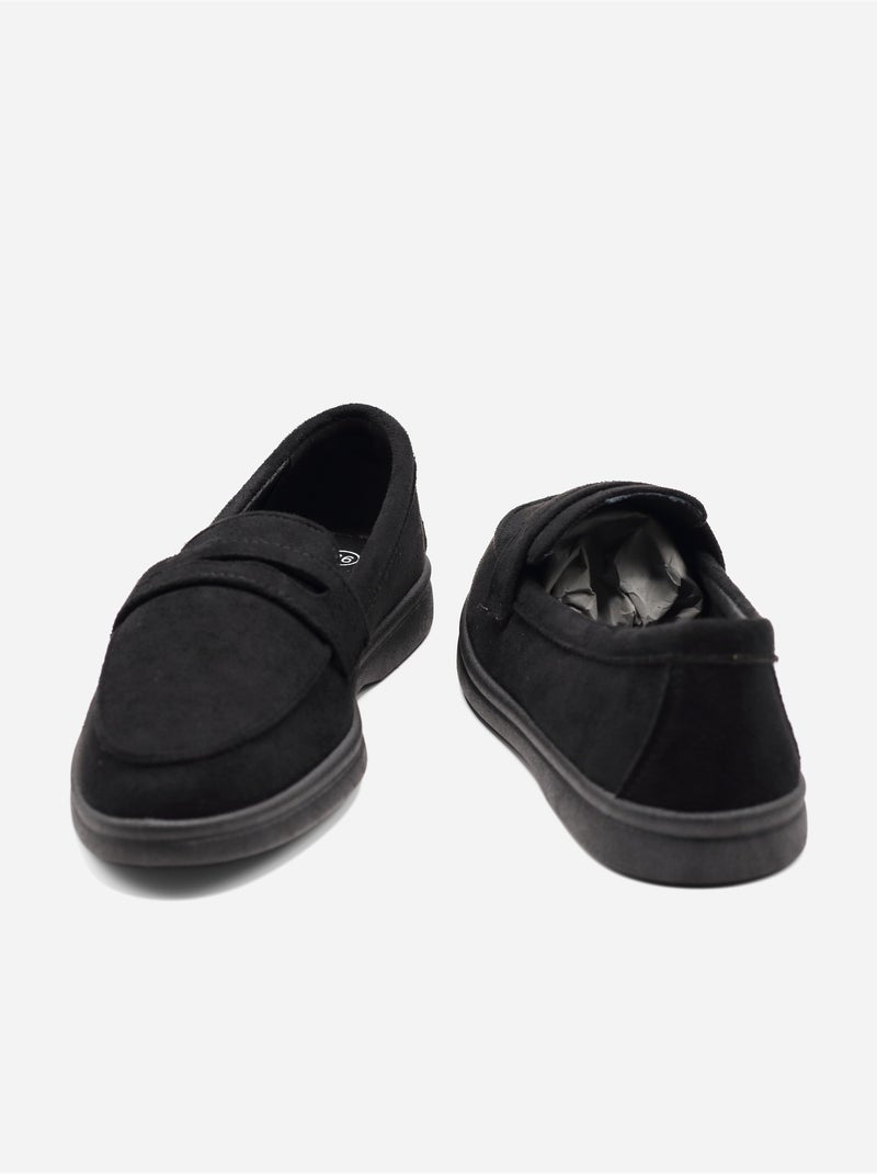 Mocasines sin cordones Negro - Kiabi